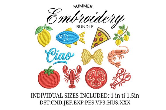 Capture the Season: The Mini Summer Embroidery Bundle
