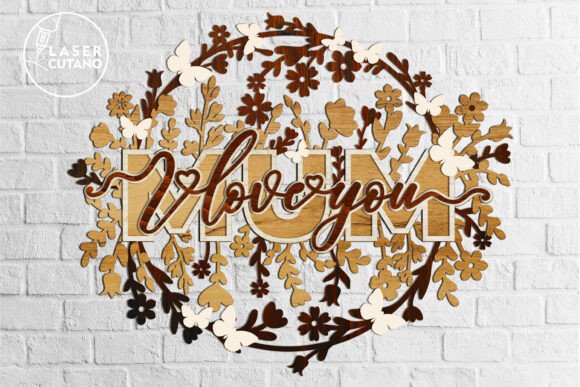 Celebrate Mum: Designing with the I Love You Mum Floral Wreath