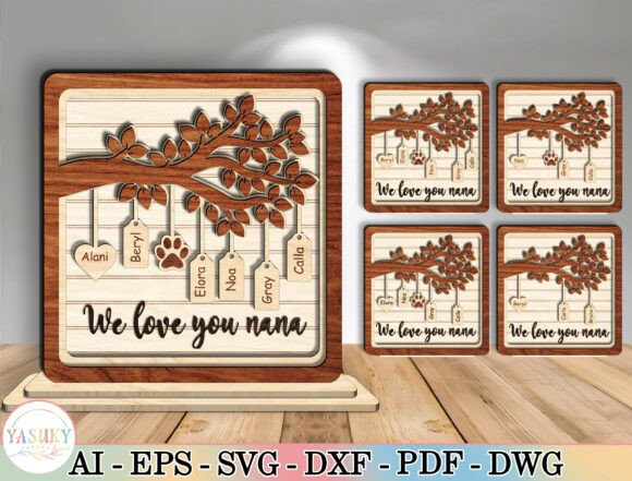 Crafting Heirloom Gifts with Personalized Family Glowforge XTool Svg