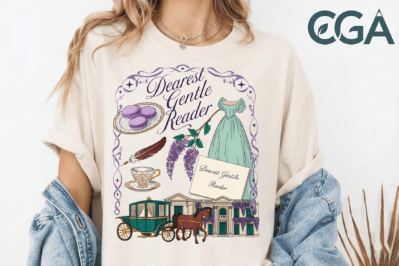 Dearest Gentle Reader PNG: A Regencycore Design Essential