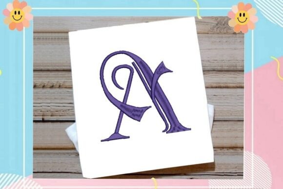 Initial a Elegant Vintage Monogram: A Timeless Design Asset