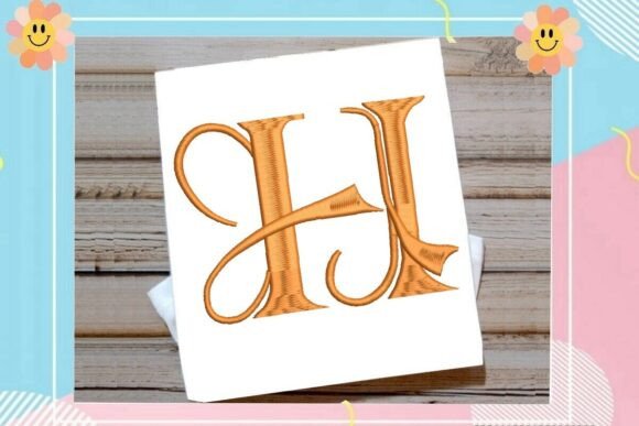 Initial H Elegant Vintage Monogram: Crafting Timeless Sophistication