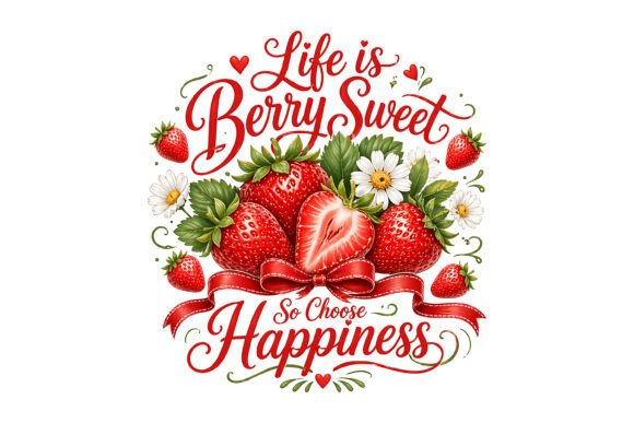 Life is Berry Sweet Choose Happiness: A Designer's Guide to This Sweet PNG