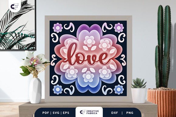 Love 3D Layered Paper Cut SVG: A Guide to Romantic Decor