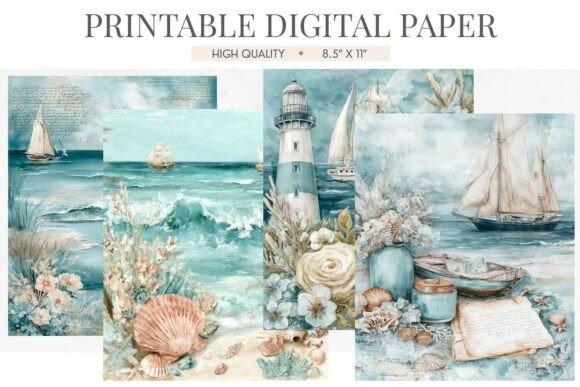Nautical Sailboat Scrapbook Digital Paper: A Designer's Guide