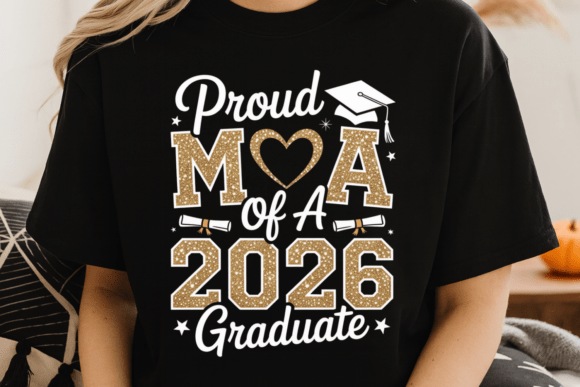 Proud Mom of a 2026 Graduate PNG: Celebrate in Style