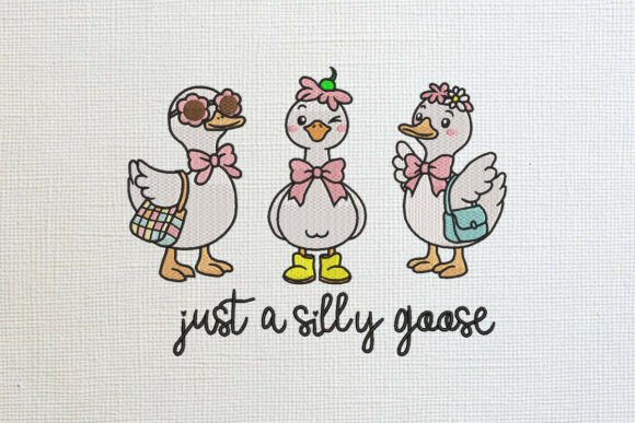 Three Silly Geese: A Whimsical Font for Playful Projects